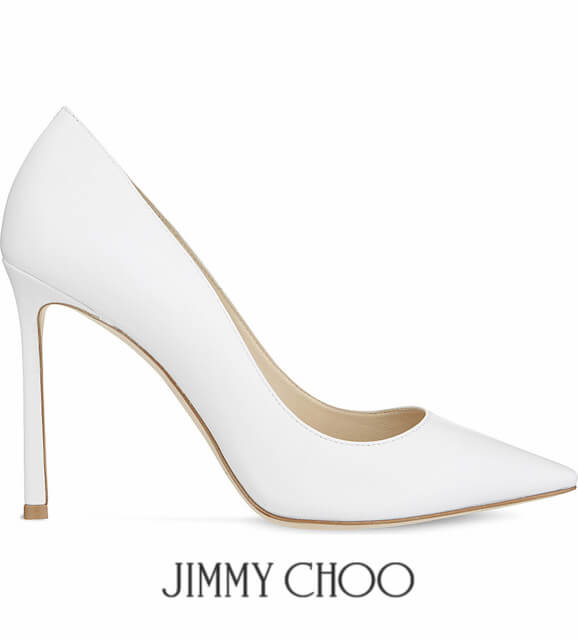 ジミーチュウスーパーコピー 【JIMMY CHOO】 ROMY 100 WH レザー ヒールコート